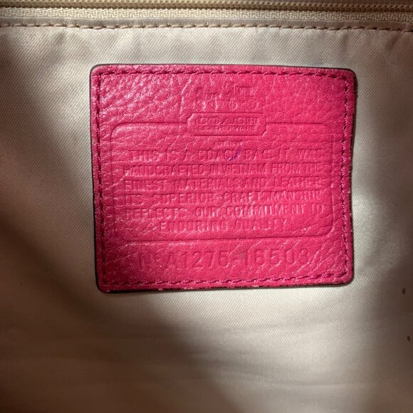 COACH Madison Maggie Triple Compartment Slouchy Shoulder Bag Tote Barbie Pink - Picture 12 of 16